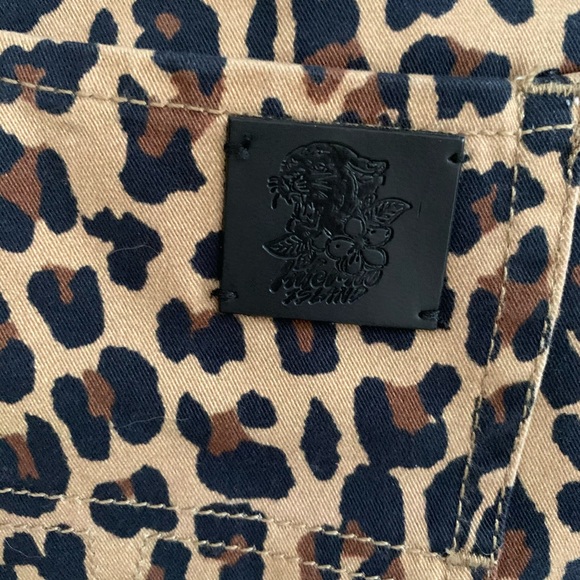 Zara Super Skinny Animal Print Jeans - Picture 7 of 7